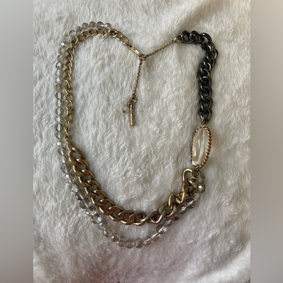 Kenneth Cole Chains and Crystals Necklace - Picture 2 of 10
